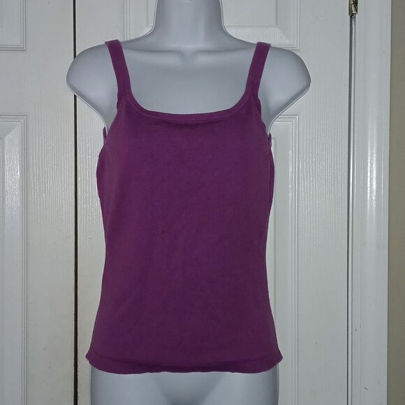 GAP Sweaters - GAP stretch purple sleeveless tank top sweater Sz S EUC
